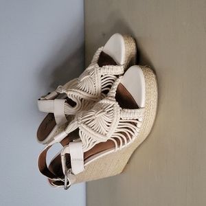Lucky brand macrame wedges